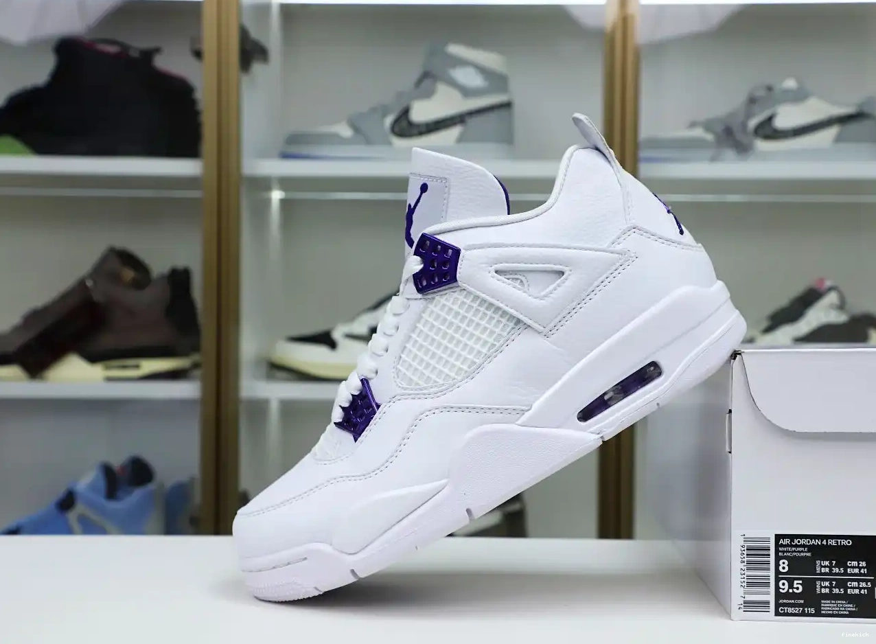 JORDAN METALLIC PURPLE 4 AIR 0615